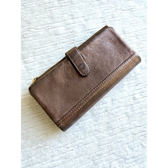 Fossil Handbags - Fossil Bronze Brown Wallet